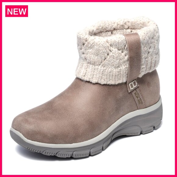 Shoes - Slip-On Ankle Boots with Memory Foam, Water-Resistant, Vegan Materials